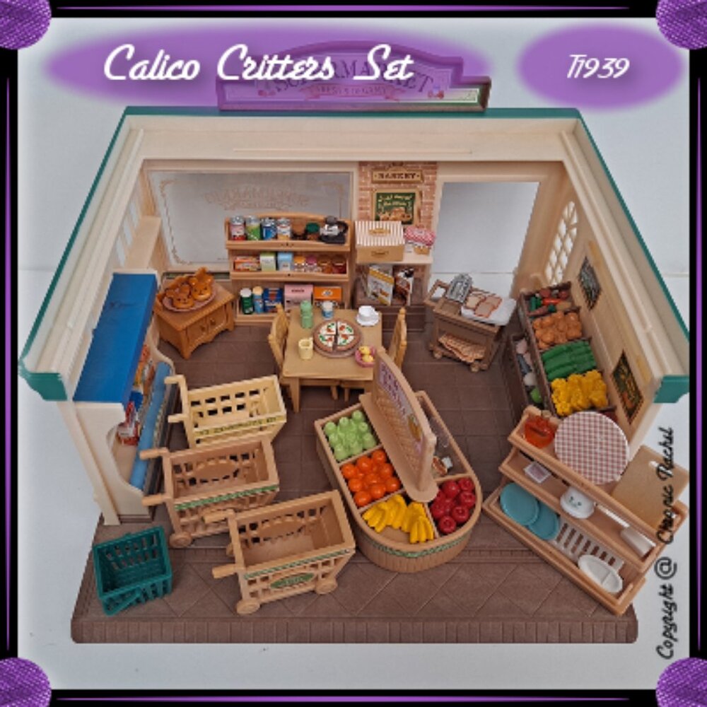 Supermarket with Furniture, Food and Accessories